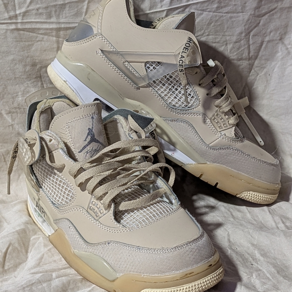 Jordan Men’s Retro Low-Top Sneakers in Cream